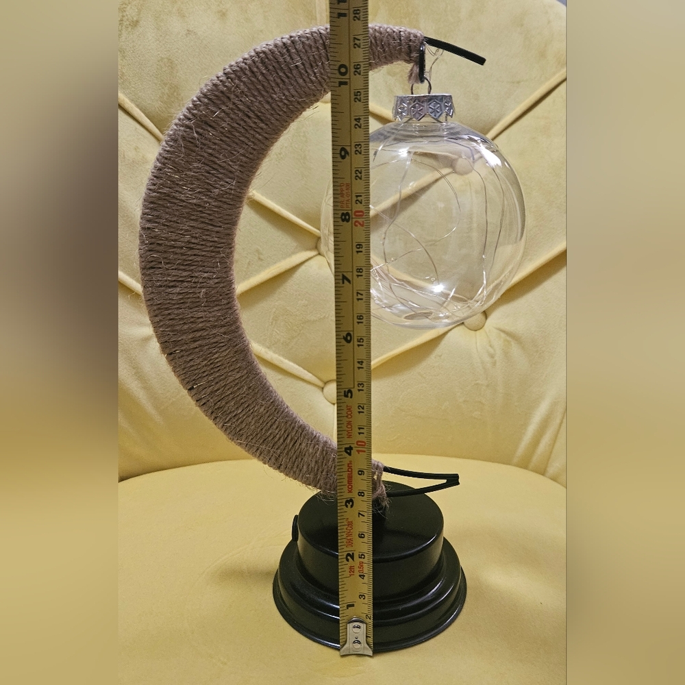 LED Hanging Moon Table Lamp Lunar Night Light EUC - Picture 3 of 3